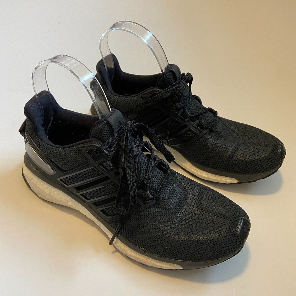 Adidas Womens Energy Boost 3 AQ1869 Black Low Top Lace Up Running Shoes Size 7.5 - Picture 2 of 11